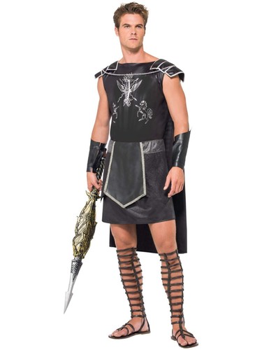 Male dark gladiator costume - male,