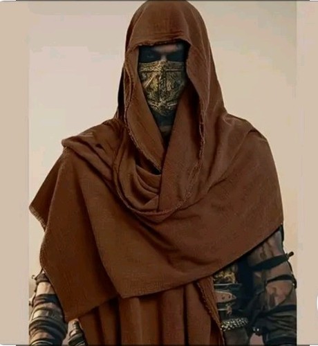 Mens brown medieval - mens, shawl