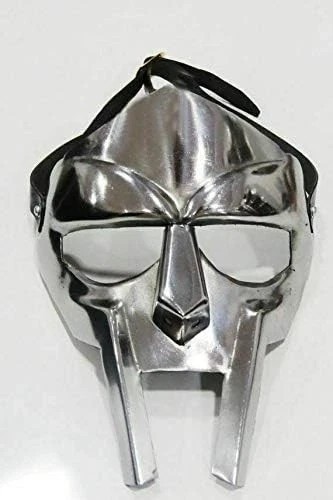 Silver gladiator rapper mask - rapper, |