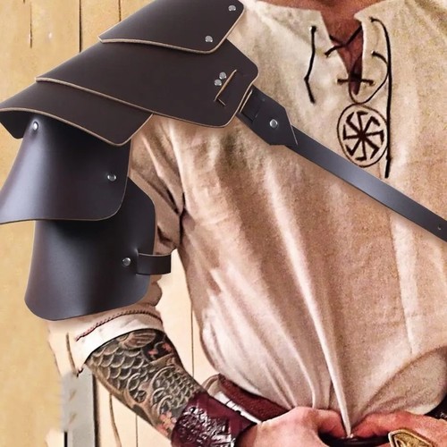 Medieval single shoulder armor - shoulder,