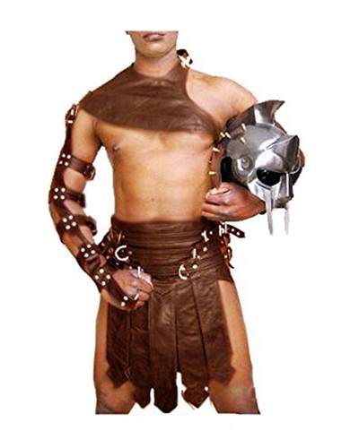 Mens brown real - brown, roman