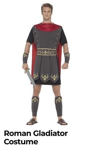 Roman gladiator fancy dress - gladiator,