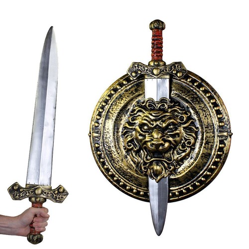 Gold gladiator sword 20 - gold,