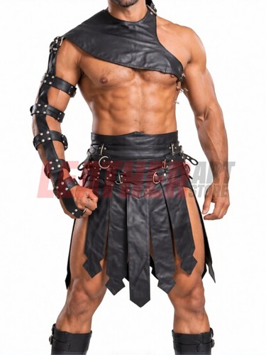 Men leather gladiator - men's,