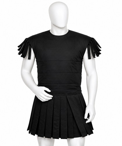Roman gladiator costume black - gladiator,