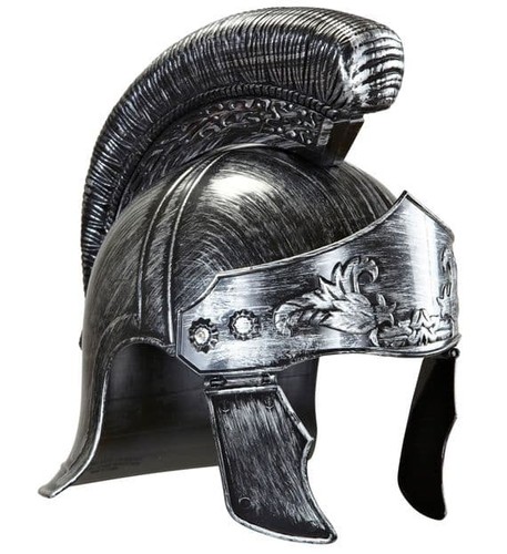 Adult roman helmet fancy dress - adult,