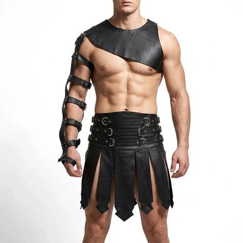 Mens black real - real, roman
